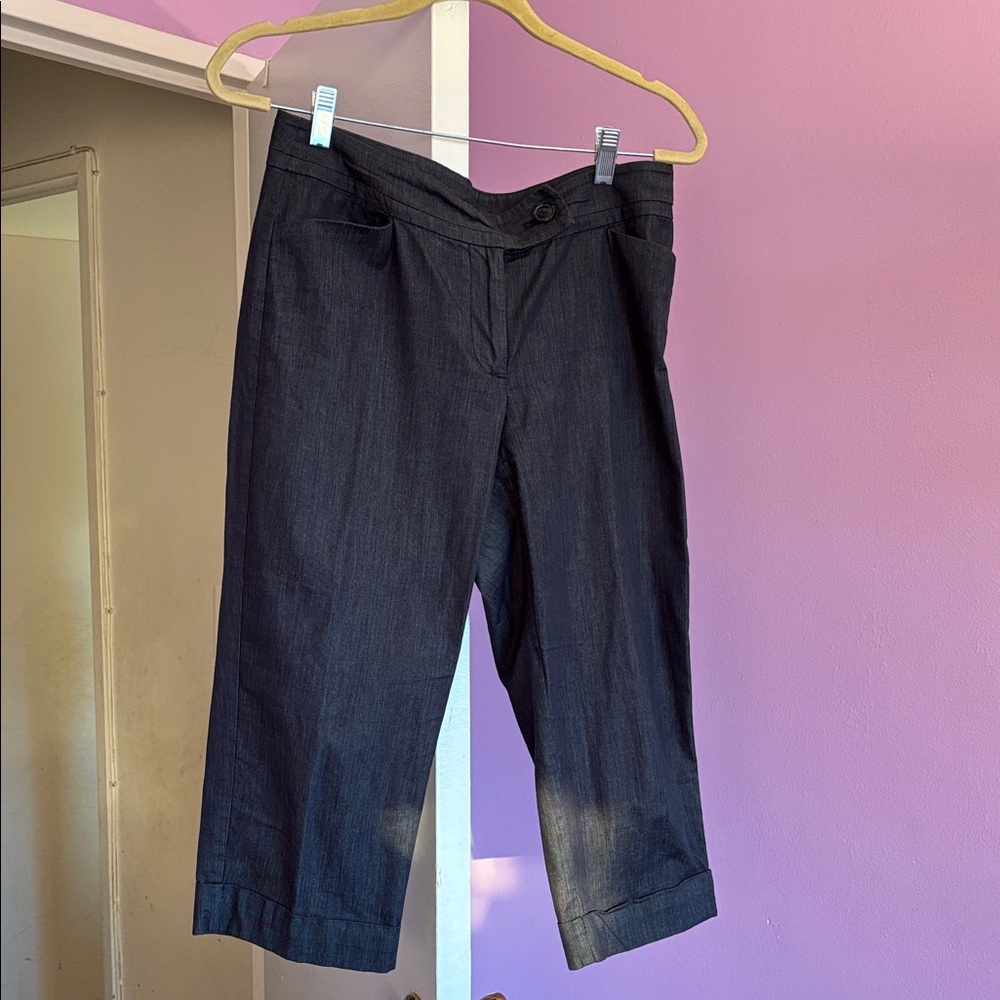 Ann Taylor Factory Black Capris